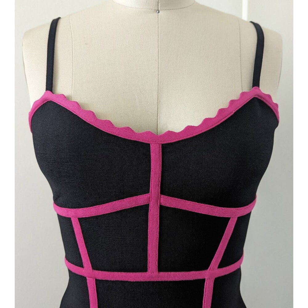 BCBGMAXAZRIA Knit Bodycon Dress Size S - Picture 3 of 8